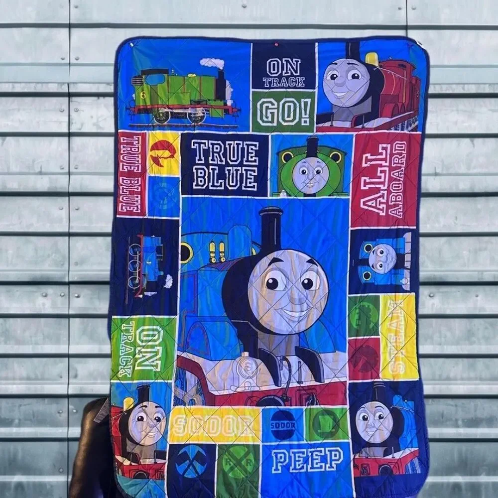 Thomas & Friends Colorful Train Quilt size 41” x 60”